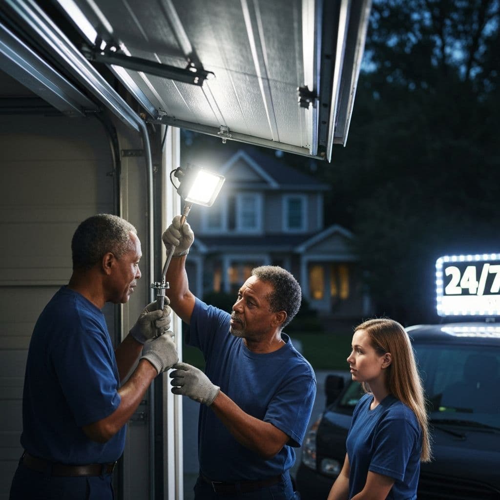 Emergency garage door repair service 24/7
