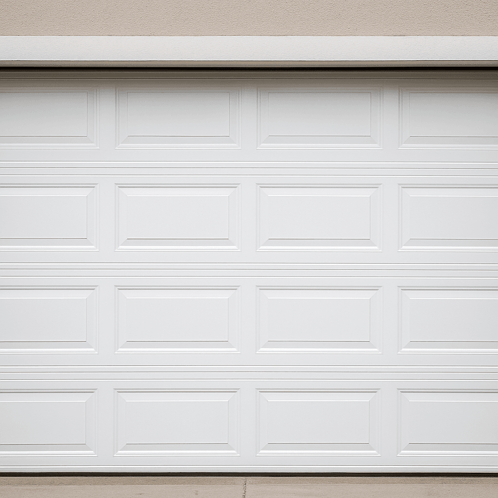 Garage door back on track after repair