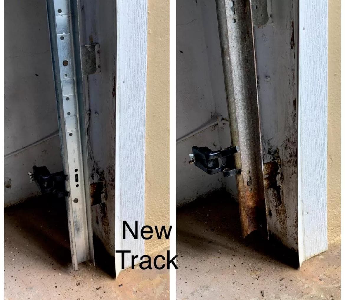 Track Replacement - Before and After