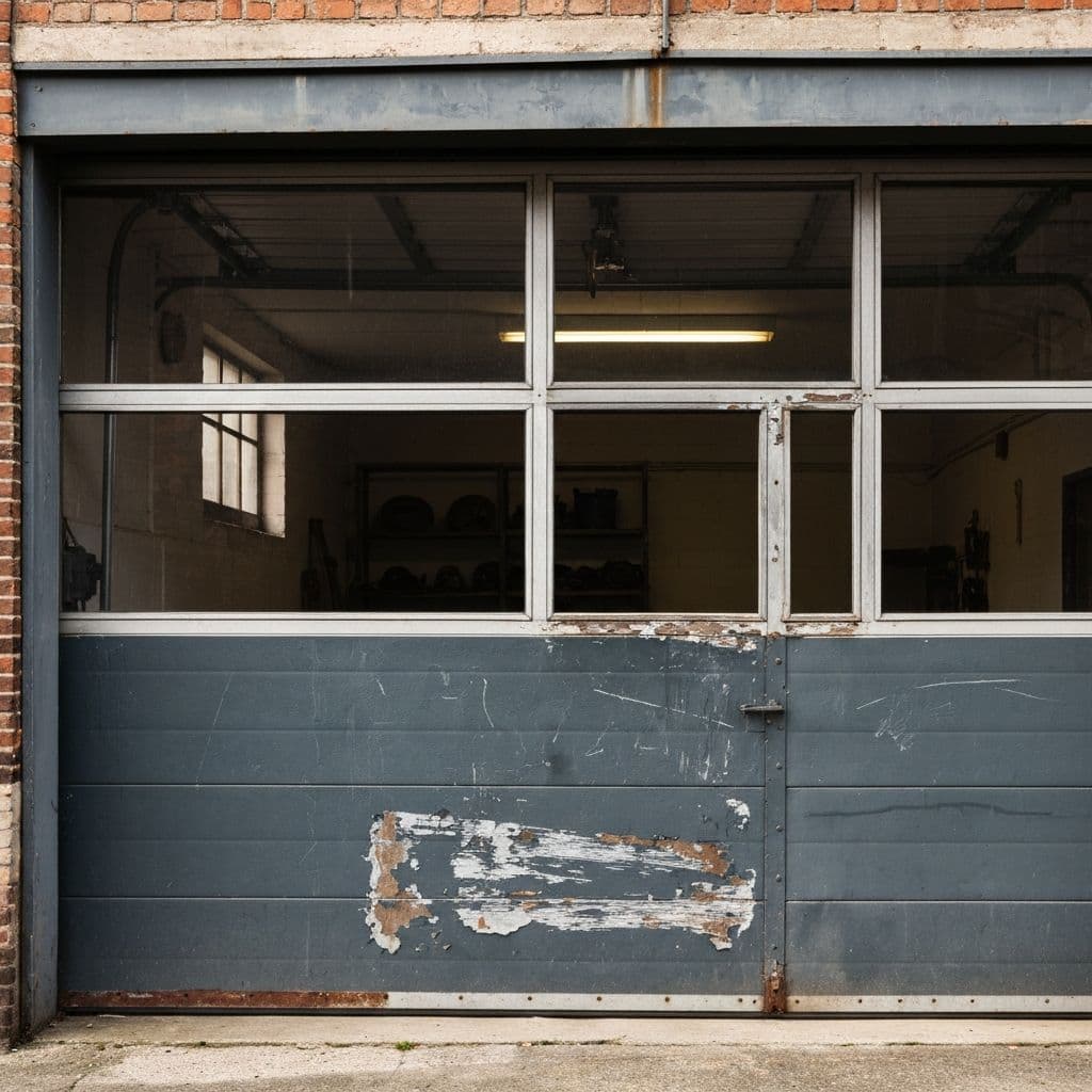 Before - Commercial Door Upgrade