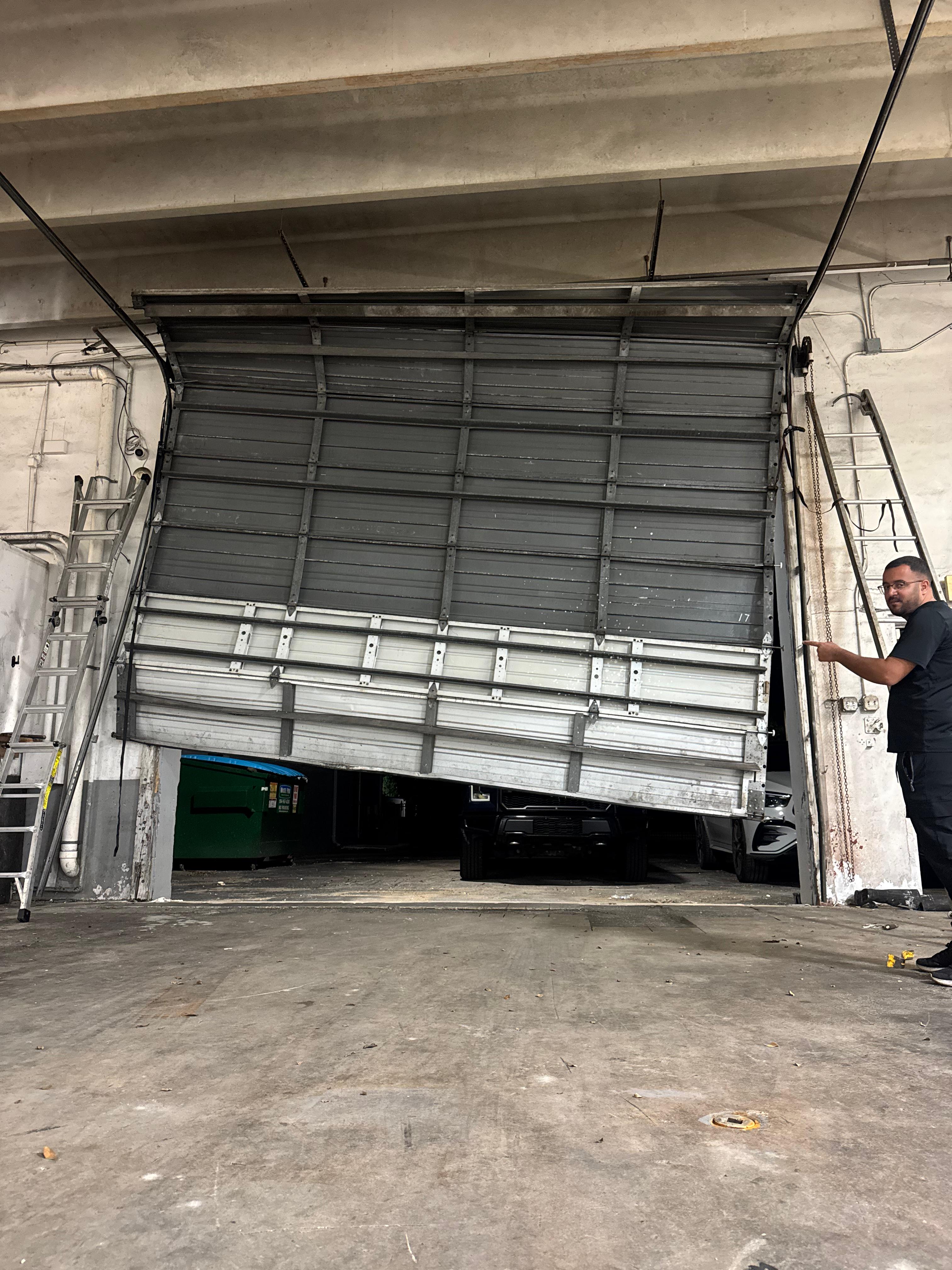 Before - Commercial Door Upgrade